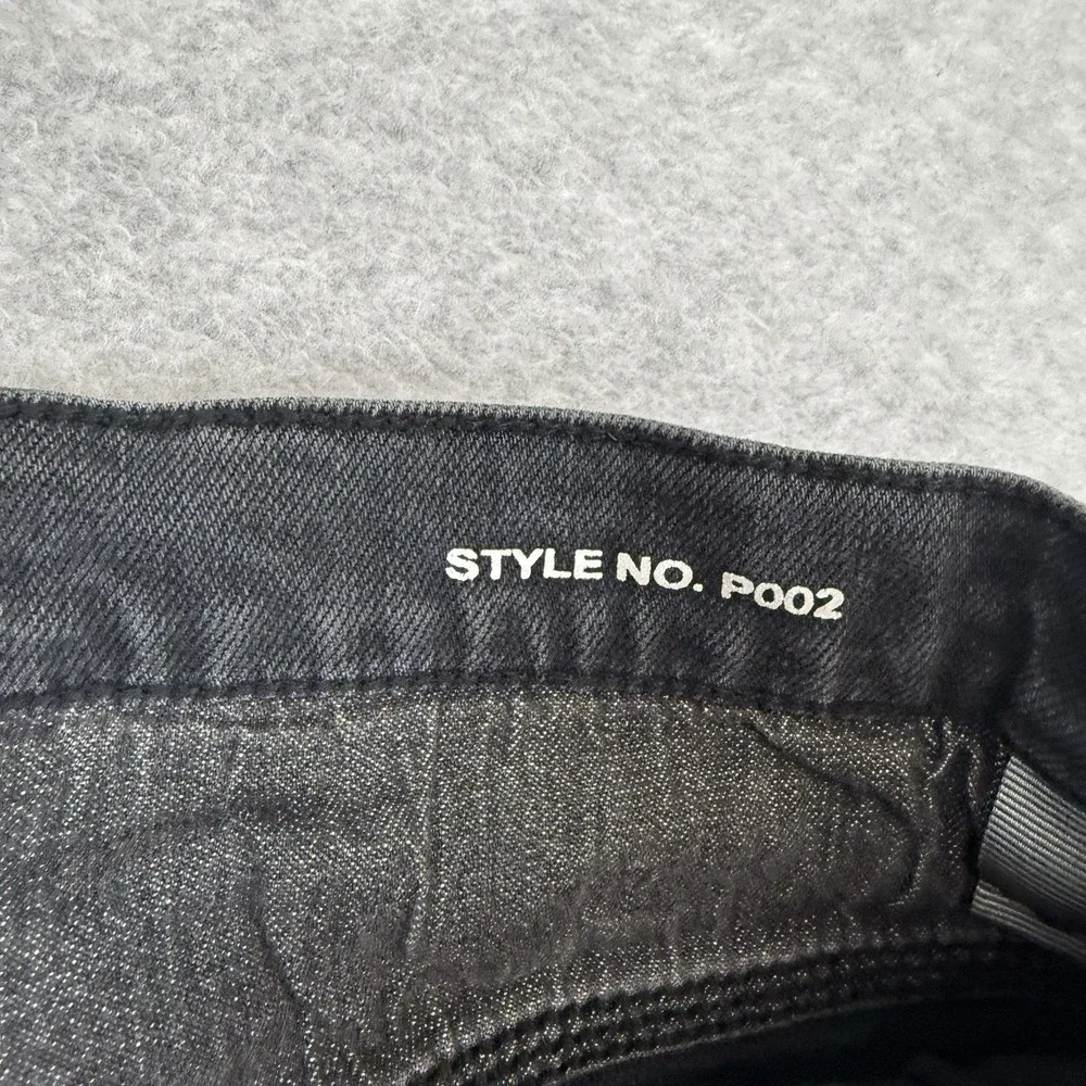 Purple Brand Mens 38 x 32 80080 Destroyed Distressed Slim Jeans Black Rare p002